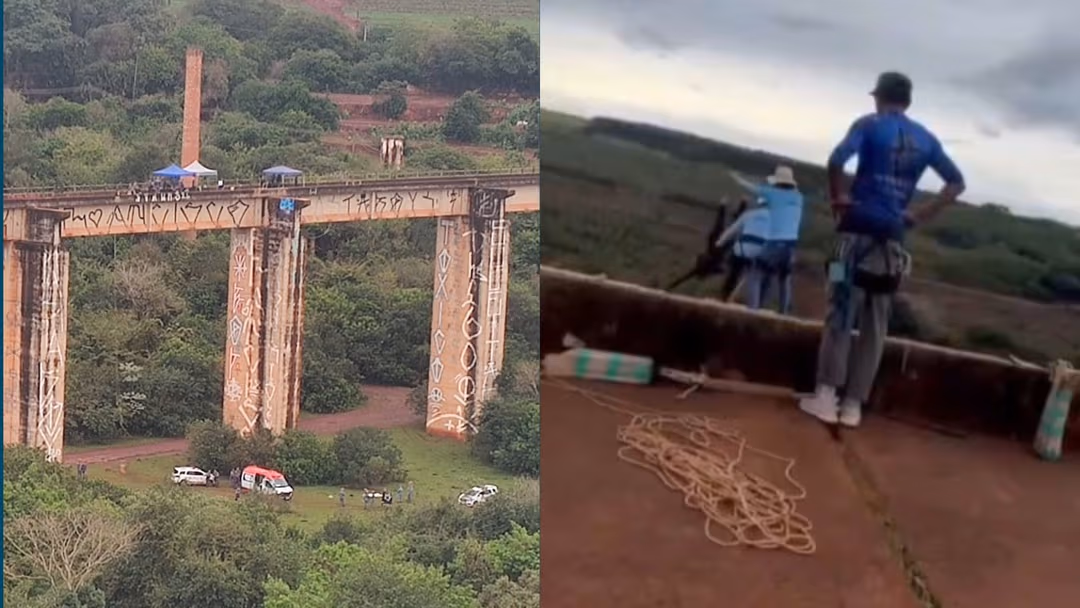 Governo avalia remover ponte após morte em salto sem corda