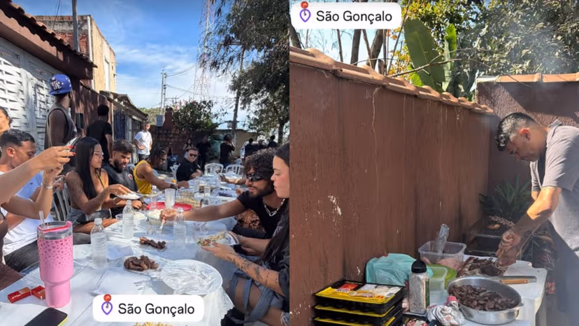 Após ‘luxar’ na Itália, Virginia curte churrasco no Rio