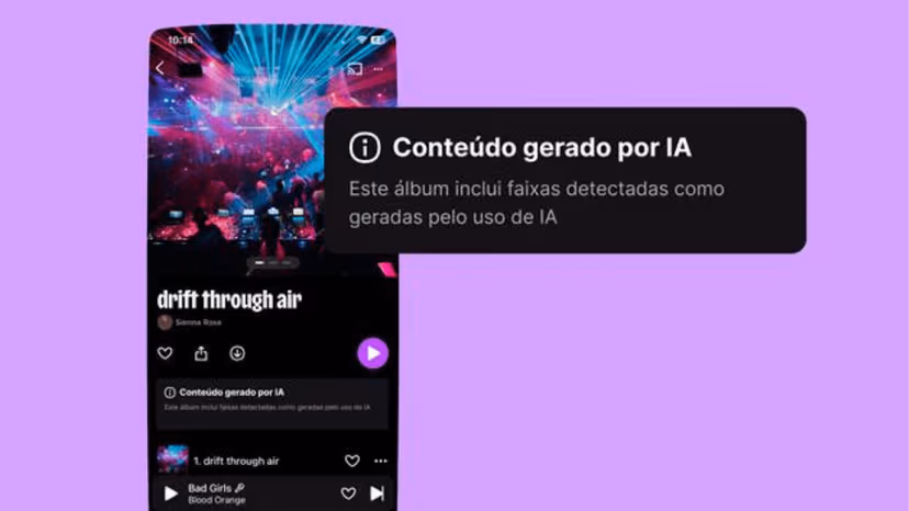 Músicas por IA ultrapassam 50% dos novos uploads