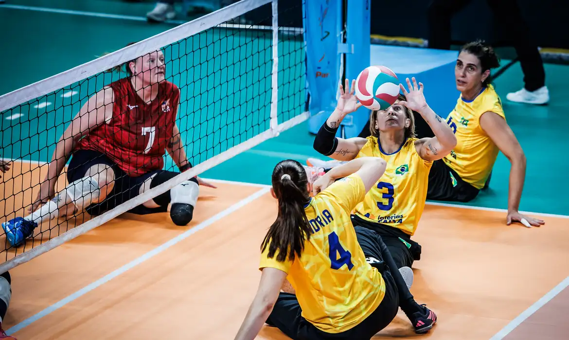 Seleção feminina é vice mundial de vôlei sentado na China