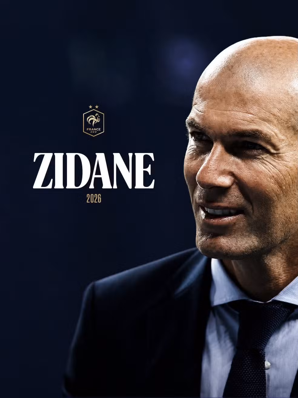 Zidane é anunciado como novo técnico da França