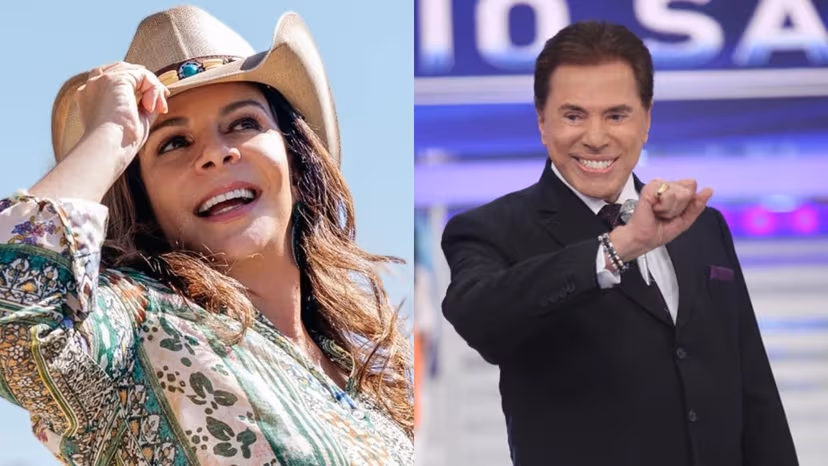 Sula Miranda diz que rumor com Silvio Santos acabou namoro