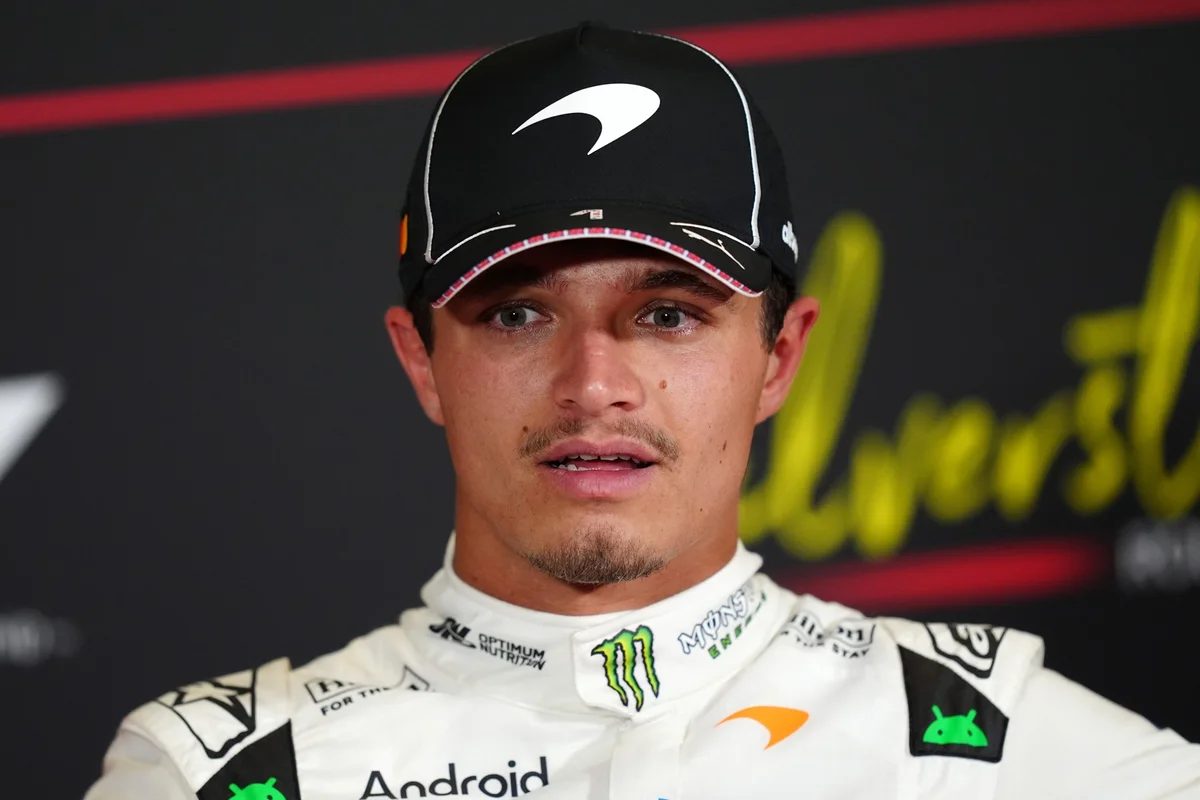 Lando Norris perderá dez posições no grid do GP da Bélgica
