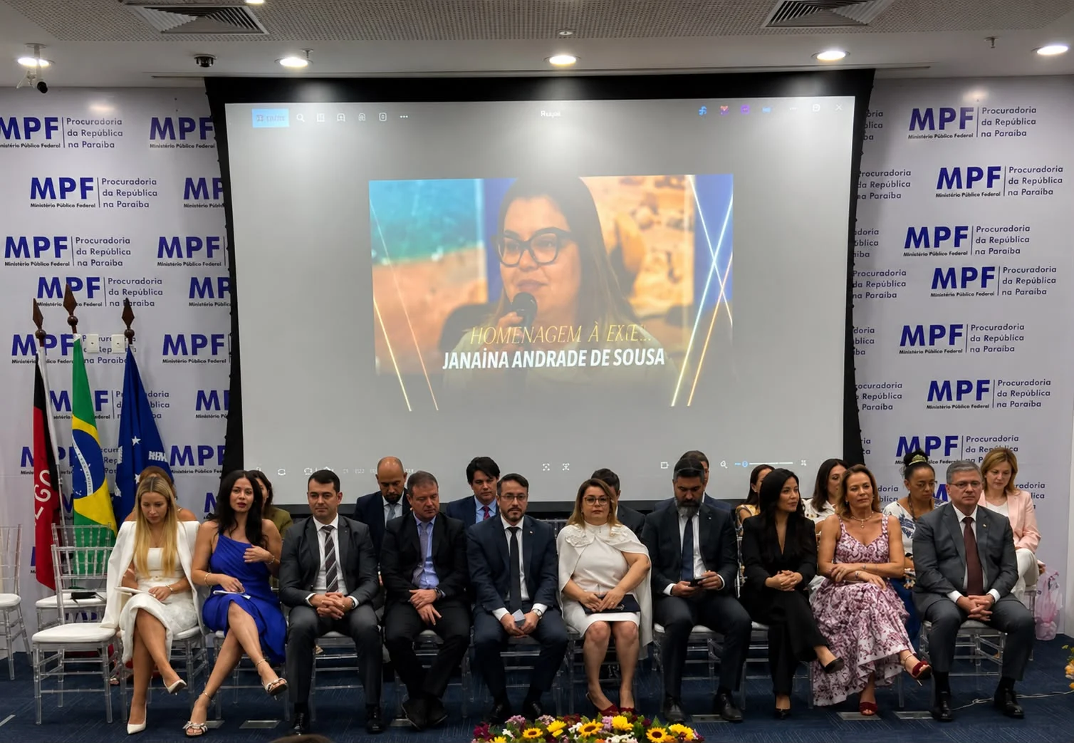 Janaína Andrade toma posse e se torna a primeira mulher a chefiar o MPF-PB