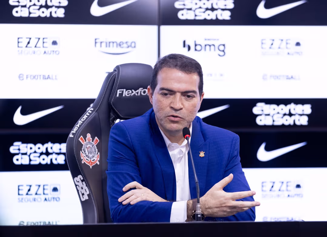 Marcelo Paz explica plano do Corinthians para sequência de 2026