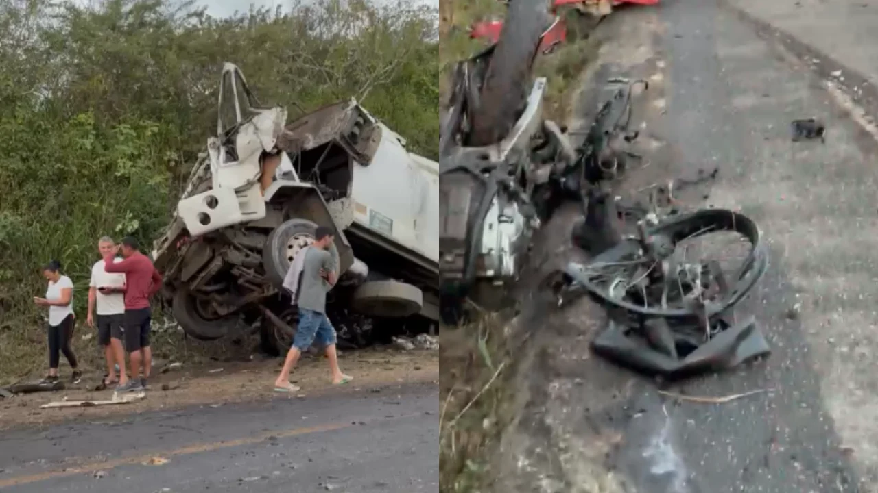 Colisão entre quatro veículos deixa três mortos na BR-104, na Paraíba