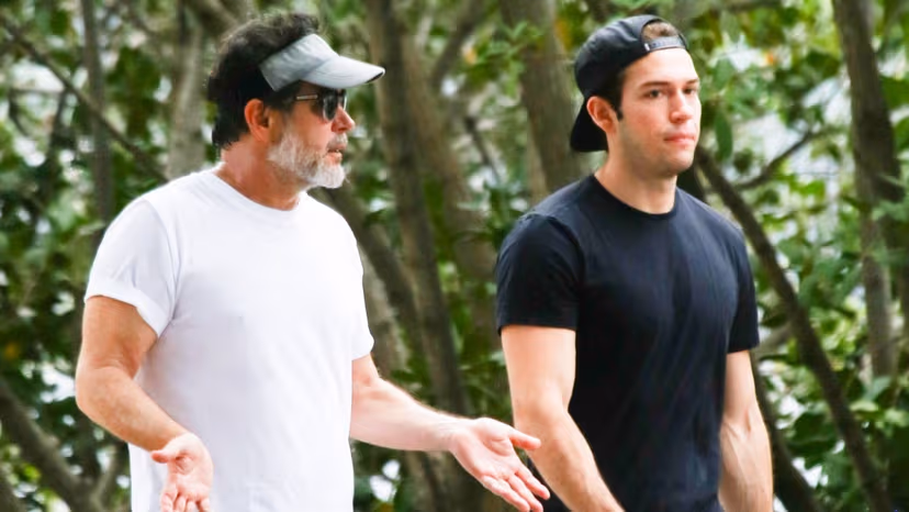 Murilo é flagrado ao lado do filho com Giovanna Antonelli