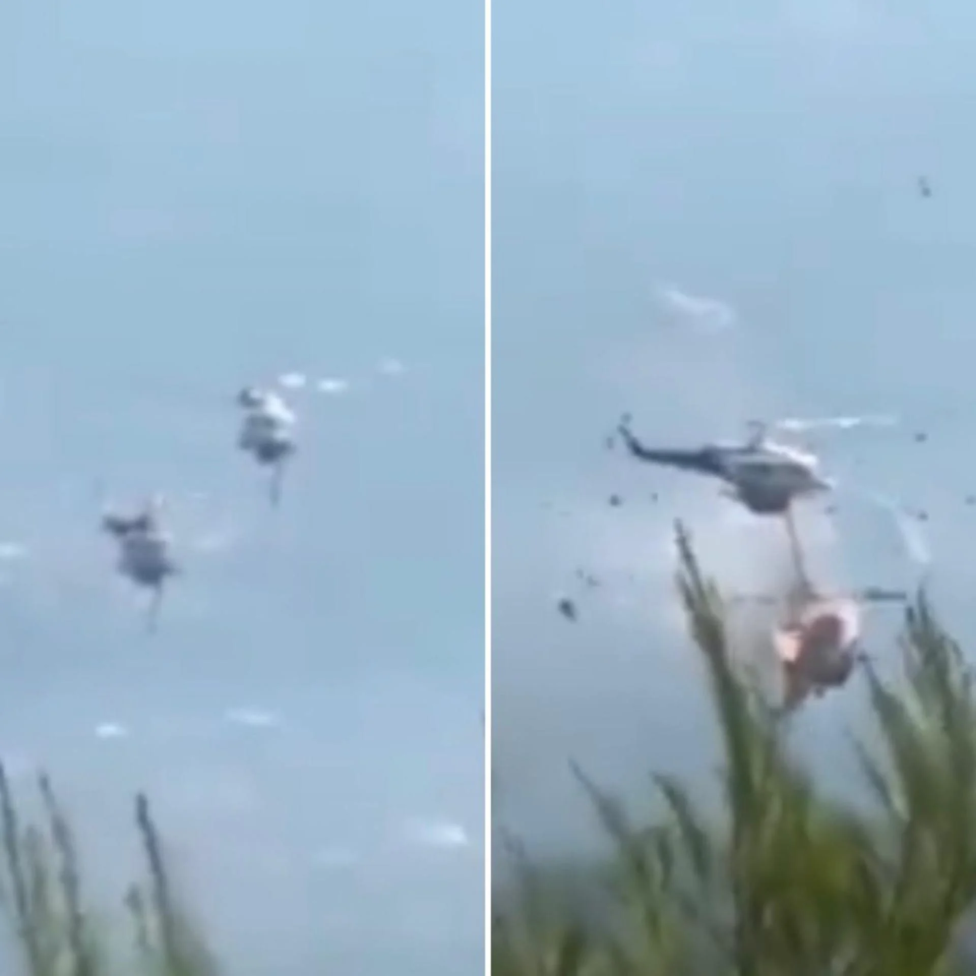Colisão entre helicópteros durante combate a incêndios deixa dois mortos