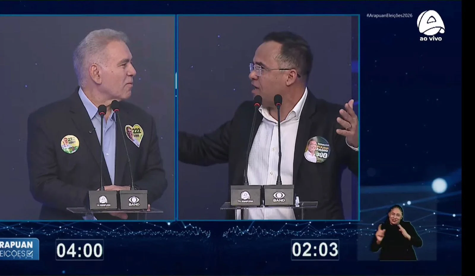 Queiroga e Major Fábio defendem endurecimento das leis e combate ao crime