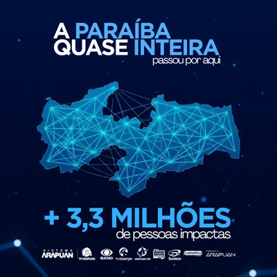 Debates do Sistema Arapuan alcançam impacto equivalente a 80% da população da Paraíba