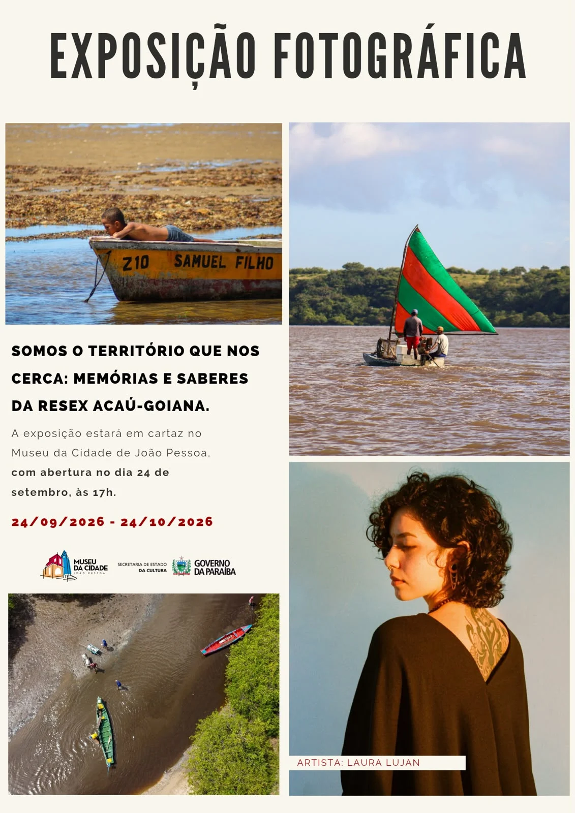 Exposição fotográfica destaca memórias e saberes da RESEX Acaú-Goiana