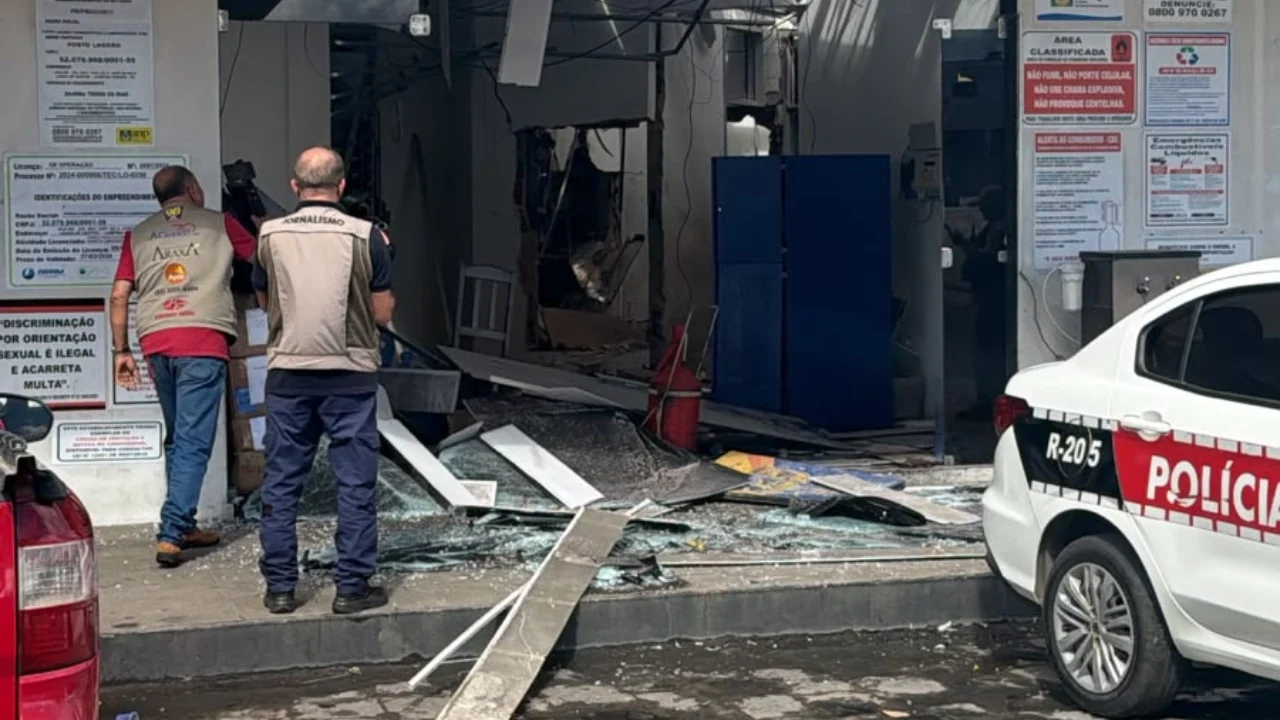 Posto de gasolina é alvo de ação criminosa durante a madrugada em Campina Grande