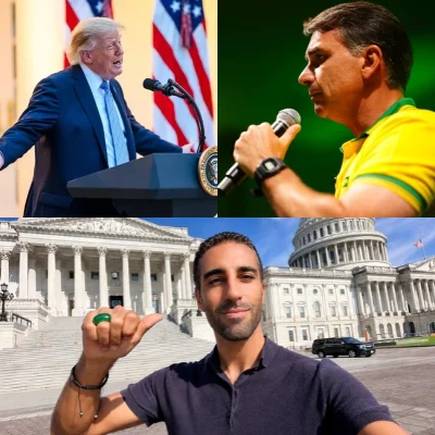 Aliado de Trump afirma que Flávio Bolsonaro chegou aos EUA