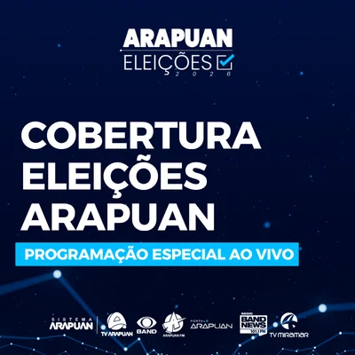 TV Arapuan prepara programação especial para acompanhar as Eleições 2026 neste domingo